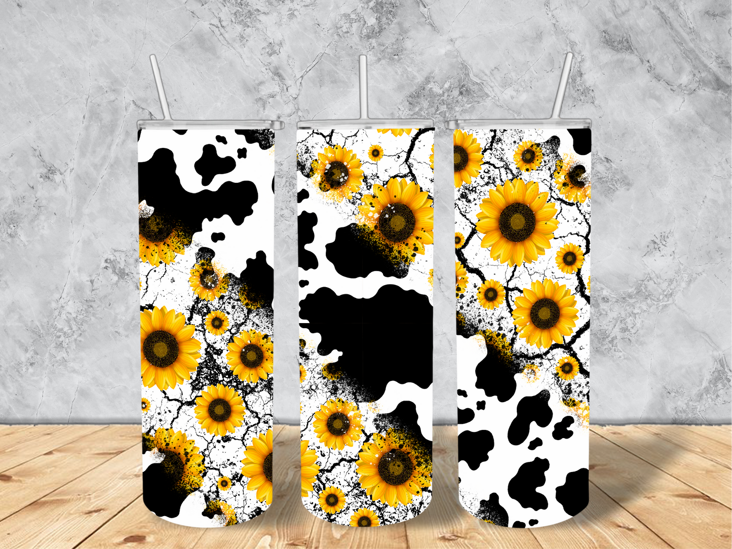 Sunflowers & Cowprint